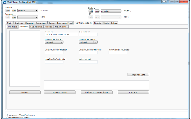 Mediante la aplicación de Backend ud. podrá configurar la información del sistema en el momento que desee o más lo necesite.  Es un sistema sencillo que le permite administrar sus Productos, Categorias, Medios de Pago, Descuentos, Mesas, Empleados y mucho mas.  Utilicelo para llevar a cabo un eficiente Stock de su mercaderia.